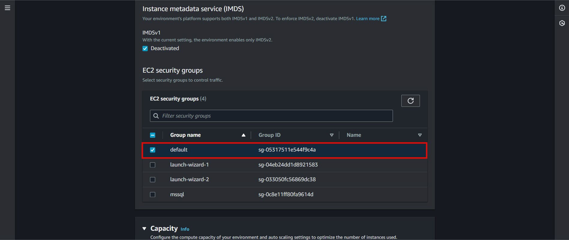 SecutityGroup