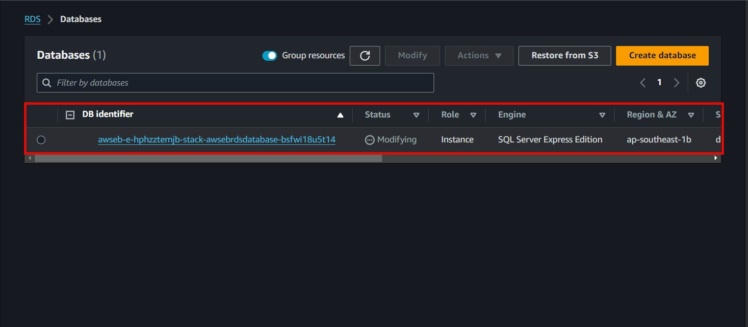 database